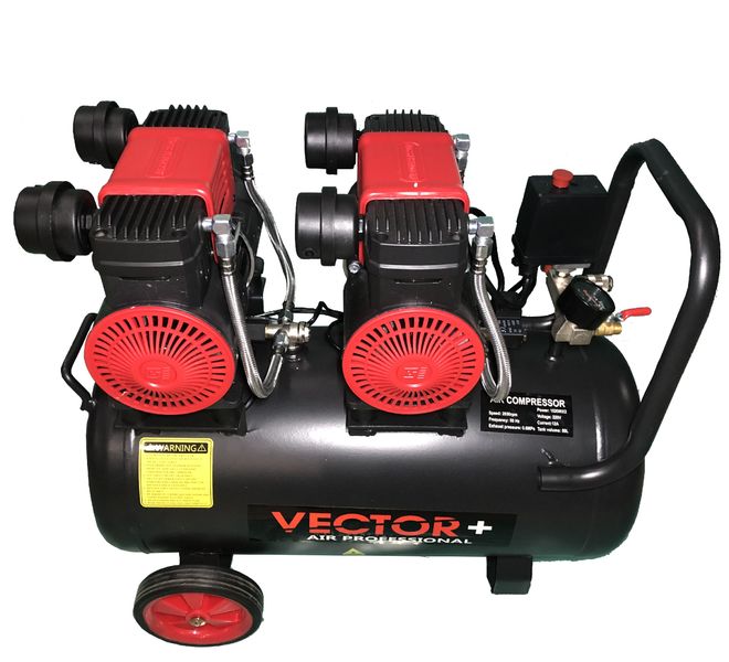 Compresor de aer Vector+ (1520Wx2) 50L 1520Wx2 foto