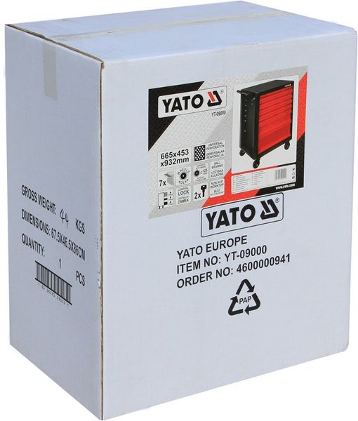 Ящик-тележка для инструмента YATO YT-09000 YT-09000 фото