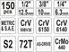 YATO Pro set de scule 1/4&Prime;/3/8&Prime;/1/2&Prime; 150 el., 38811YT nr. 7