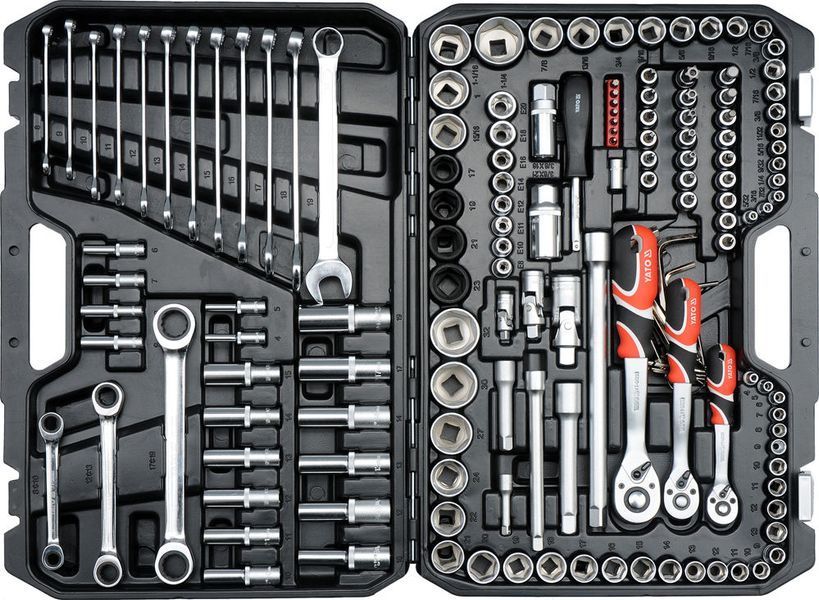 YATO Pro set de scule 1/4&Prime;/3/8&Prime;/1/2&Prime; 150 el., 38811YT 38811YT