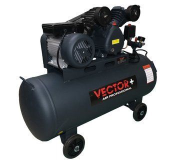 Compresor de aer Vector+ 2200W 100L (cu ulei si curea de transmisie) 2200W