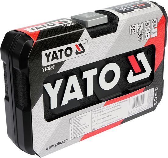 YATO набор головок 3/8&Prime; 22 шт., 38561YT 38561YT