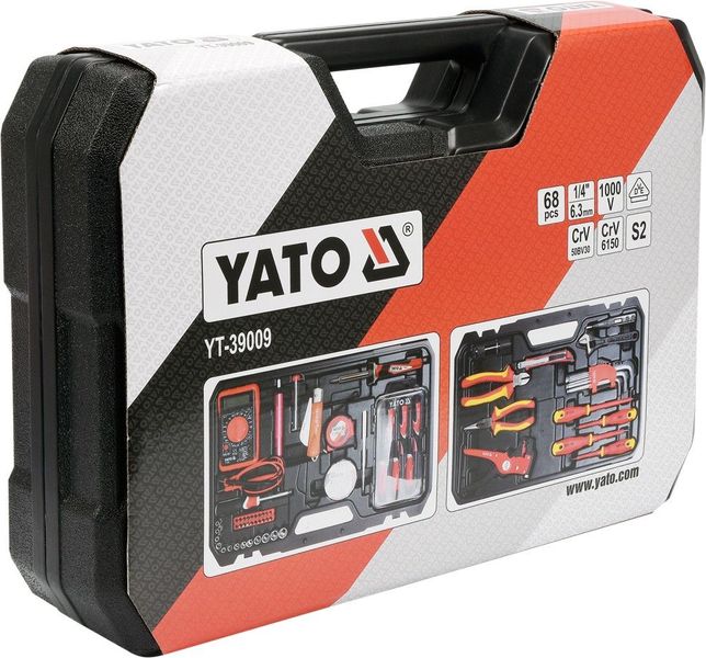 SET DE INSTRUMENTE PENTRU ELECTRICIAN YATO (68 el) YT-39009 39009 foto