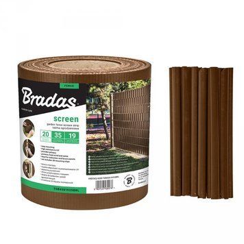 Экранная лента коричневая 19 см&times;35 м, 450 г/м&sup2; (TOB4501935BRL) TOB4501935BRL