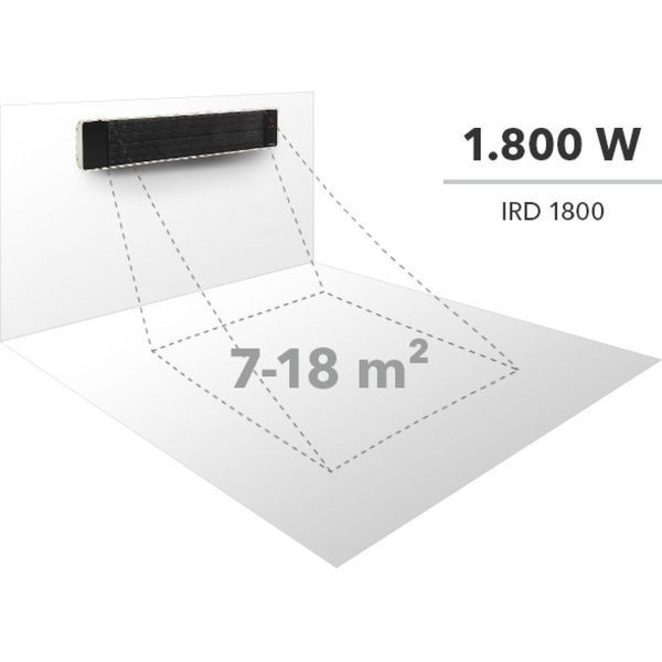 &Icirc;ncălzitor cu infraroșu TROTEC IRD1800 IRD1800