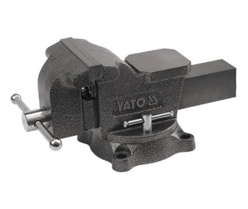 Тиски слесарные поворотные YATO 125 мм, YT-6502. 10 кг YT-6502 фото