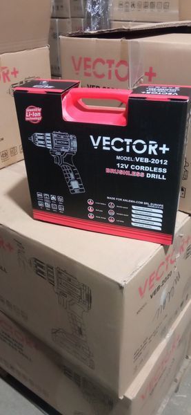 Аккумуляторный шуруповёрт VECTOR+ VEB2012 VEB2012